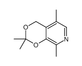 4H-1,3-Dioxino[4,5-c]pyridine,2,2,5,8-tetramethyl-(9CI)结构式
