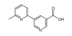5-(6-methylpyridin-2-yl)pyridine-3-carboxylic acid Structure