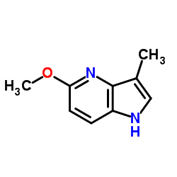 5-甲氧基-3-甲基-1H-吡咯并[3,2-b]吡啶结构式