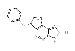 3-benzyl-3h-imidazo[4,5-e][1,2,4]triazolo[1,5-c][1,2,3]triazin-8(7h)-one结构式