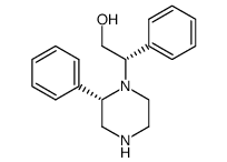 (S)-2-phenyl-2-(S)-2-(phenylpiperazin-1-yl)ethanol Structure