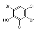 3,6-dibromo-2,4-dichlorophenol Structure