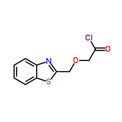 (1,3-Benzothiazol-2-ylmethoxy)acetyl chloride结构式