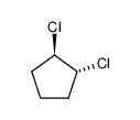 trans-1,2-dichorocyclopentane结构式