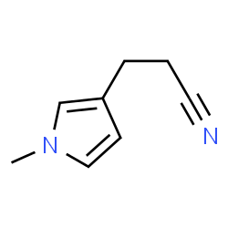 1H-Pyrrole-3-propanenitrile,1-methyl-(9CI)结构式