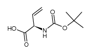(R)-N-Boc-vinylglycine Structure