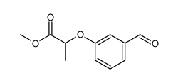 (R,S)-Methyl (3-formylphenoxy)-2-propionate Structure