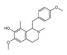 1,2,3,4-Tetrahydro-6-methoxy-1-[(4-methoxyphenyl)methyl]-2,8-dimethyl-7-isoquinolinol picture