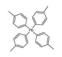 tetra-p-tolylplumbane Structure