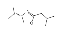 Oxazole, 4,5-dihydro-4-(1-methylethyl)-2-(2-methylpropyl)-, (S)- (9CI)结构式