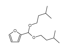 Furfurol-diisopentyl-acetal Structure