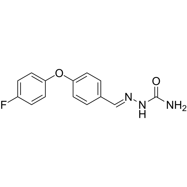 2-(4-(4-氟苯氧基)亚苄基)肼甲酰胺结构式