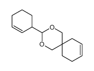 3-(3-cyclohexen-1-yl)-2,4-dioxaspiro[5.5]undec-8-ene结构式