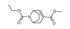 8-ethoxycarbonyl-8-azabicyclo[3.2.1]oct-2-ene-3-carboxylic acid methyl ester Structure
