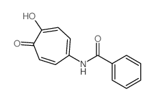 Benzamide, N-(4-hydroxy-5-oxo-1,3,6-cycloheptatrien-1-yl)- (8CI) picture