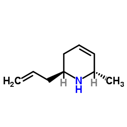 (2S,6S)-2-Allyl-6-methyl-1,2,3,6-tetrahydropyridine结构式