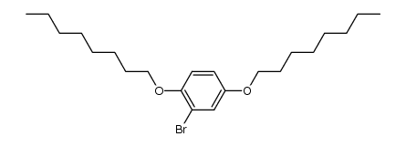 2-bromo-1,4-bis(octyloxy)benzene结构式