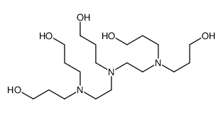 3-[2-[2-[bis(3-hydroxypropyl)amino]ethyl-(3-hydroxypropyl)amino]ethyl-(3-hydroxypropyl)amino]propan-1-ol Structure