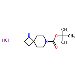 2-Methyl-2-propanyl 1,7-diazaspiro[3.5]nonane-7-carboxylate hydrochloride (1:1) picture