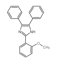 2-(2-Methoxyphenyl)-4,5-diphenyl-1H-imidazole Structure