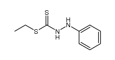 ethyl 2-phenylhydrazinecarbodithioate Structure