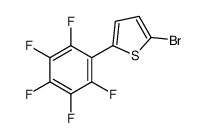 2-bromo-5-(2,3,4,5,6-pentafluorophenyl)thiophene Structure