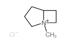 1-Azoniabicyclo[3.2.0]heptane,1-methyl-, chloride (1:1)结构式