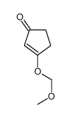 3-(methoxymethoxy)cyclopent-2-en-1-one结构式