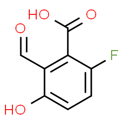6-Fluoro-2-formyl-3-hydroxybenzoic Acid Structure