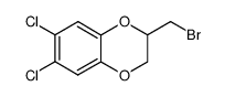 2-(BROMOMETHYL)-6,7-DICHLORO-2,3-DIHYDROBENZO[B][1,4]DIOXINE结构式