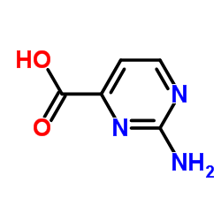 2-Amino-4-pyrimidinecarboxylic acid structure