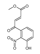 (2E)-4-(3-Hydroxy-2-nitrophenyl)-4-oxo-2-butenoic Acid Methyl Ester Structure