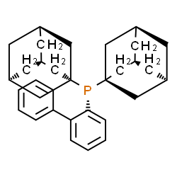 (2-Biphenyl)di-1-adamantylphosphine Structure