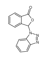 3-benzotriazol-1-yl-3H-isobenzofuran-1-one Structure