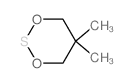 1,3,2-Dioxathiane,5,5-dimethyl- Structure