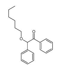 α-Phenyl-α-hexyloxyacetophenone结构式