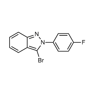 3-Bromo-2-(4-fluorophenyl)indazole structure