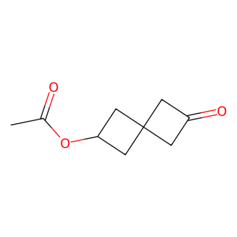 (2-oxospiro[3.3]heptan-6-yl) acetate structure