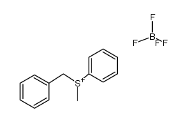 benzylphenylmethyl sulfonium fluoroborate结构式