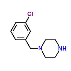 1-(3-chlorobenzyl)piperazine structure