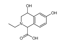 2-ethyl-4,6-dihydroxy-3,4-dihydro-1H-isoquinoline-1-carboxylic acid结构式