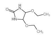 2-Imidazolidinone,4,5-diethoxy- Structure