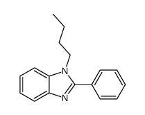 1-N-BUTYL-2-PHENYLBENZIMIDAZOLE结构式