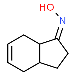 1H-Inden-1-one,2,3,3a,4,7,7a-hexahydro-,oxime(9CI) structure
