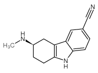 (6R)-6-(methylamino)-6,7,8,9-tetrahydro-5H-carbazole-3-carbonitrile Structure