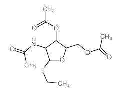 Xylofuranoside, ethyl2-acetamido-2-deoxy-1-thio-, 3,5-diacetate, a-D- (8CI)结构式