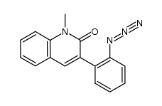 1-methyl-3-(o-azidophenyl)-1H-quinoline-2-one结构式