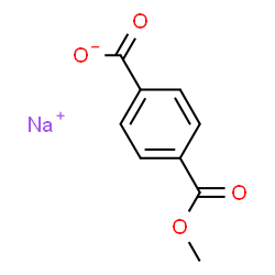 Terephthalic acid 1-methyl 4-sodium salt Structure