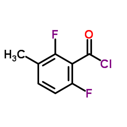 2,6-Difluoro-3-methylbenzoyl chloride structure