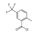 2-Methyl-5-(trifluoromethyl)benzoyl chloride structure